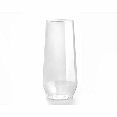 WNA Reserv Stemless Flute Glass Clear 10 oz, 4PK RESSFL10